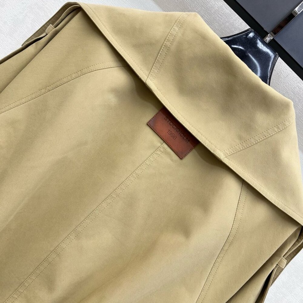 Acne Studios Short shawl trench coat - Picture 4 of 8